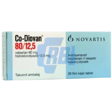 CO-DİOVAN 80/12,5 MG 28 TB - 28 TABS. 80/12.5MG