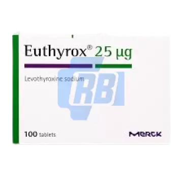 Euthyrox 25 mcg - 100 TABS X 25 MCG