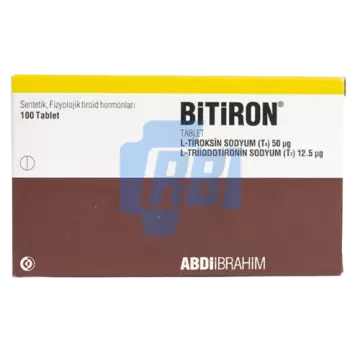 Bitiron (T3-T4 Mix) - 100 TABS X 50 MCG T4 + 12.5 MCG T3