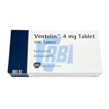 VENTOLIN - 100 TABS X 4 MG